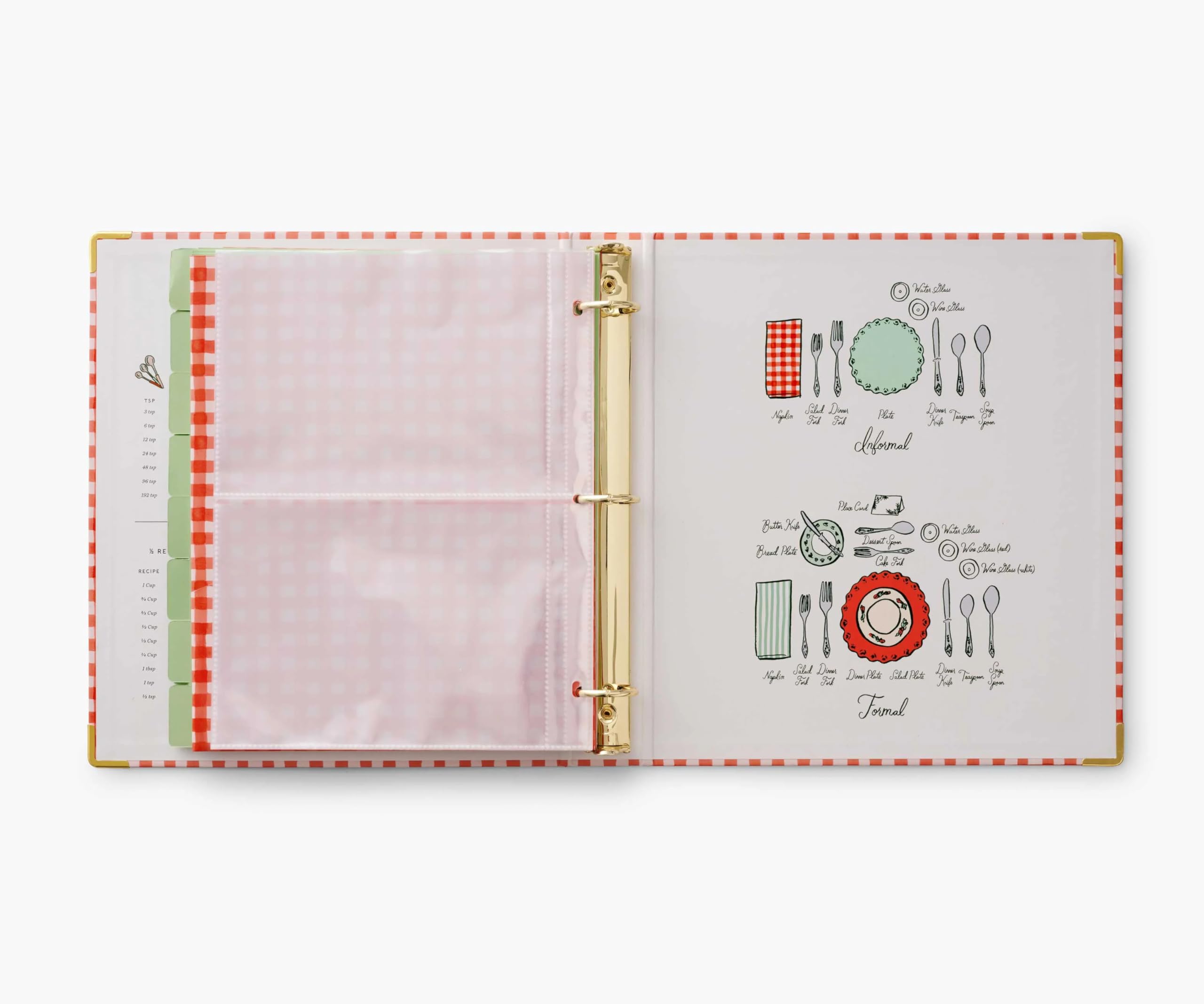 Amazon.co.jp: RIFLE PAPER CO. Cherry Farms レシピバインダー